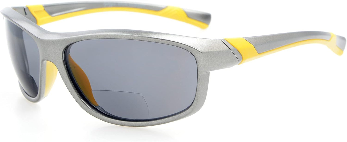Eyekepper Sports Bifocal Sunglasses TR90 Unbreakable Outdoor Readers