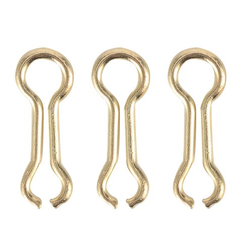 ZLXHDL 300PCS Brass Sinker Eyes for Lead Weight Mold, Fishing Sinker Eyes Eyelets, Carp Fishing Wire Eyes Sinker Screw Guides Loops Tackle Accessory(S)
