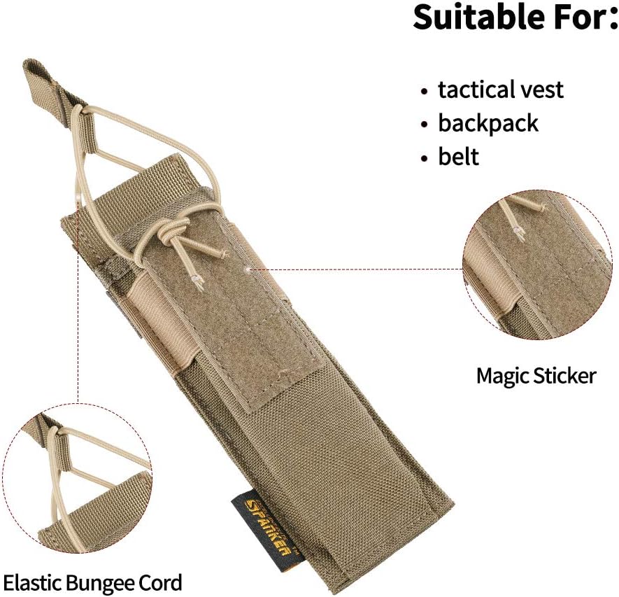EXCELLENT ELITE SPANKER Open Top Single/Double/Triple Kriss Mag Pouch Tactical Molle MP7 Magazine Pouch