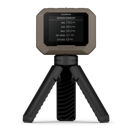 PlayBetter Garmin Xero C1 Pro Chronograph Bundle - Precise Projectile Speeds Readings from 100 fps to 5,000 fps - Simple & Compact Design, 6-Hour Battery Life - Includes Portable Charger & Hard Case