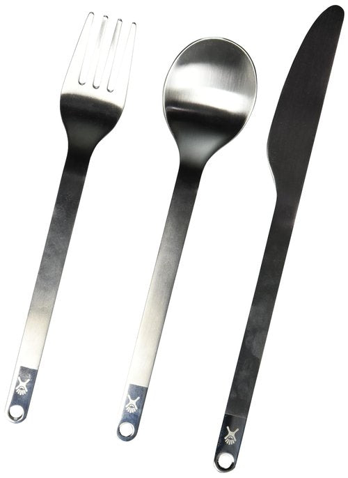 Hydro Flask Flatware Set Stainless Pouch Black
