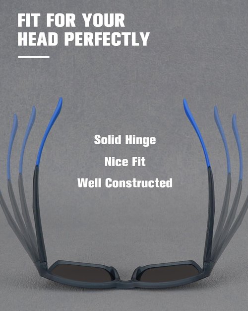 Mose Romano Polarized Sunglasses Men Sylish Sunglasses for Mens UV400 Protection Ideal for Driving Fishing Cycling Running