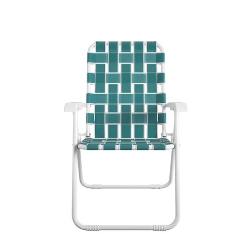 CoscoProducts Folding Lawn Chairs, 2-Pack, Teal
