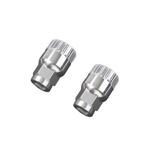 YCeru Bike Bicycle Bottom Bracket Removal Tool Standard 20-Tooth Tool for Shimano Octalink ISIS Splined FSA LP VP Bottom Brackets(2 Pack, Silver)