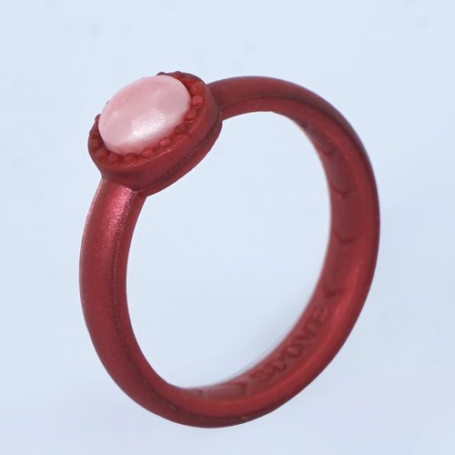icooci 3/1 Packs Silicone Rings for Women - Silicone Ring Women - Womens Rubber Wedding Rings - Diamond Silicone Wedding Bands Women ，Size 05