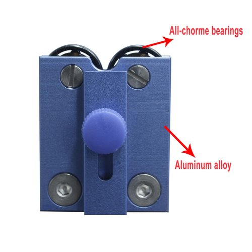 DRUSERY Arrow Spinner Tester Arrow Squaring Device for Shaft Straightness, Vane Tuning and Broadhead Spin, All Aluminum Construction Arrow Straightness Detector Tool