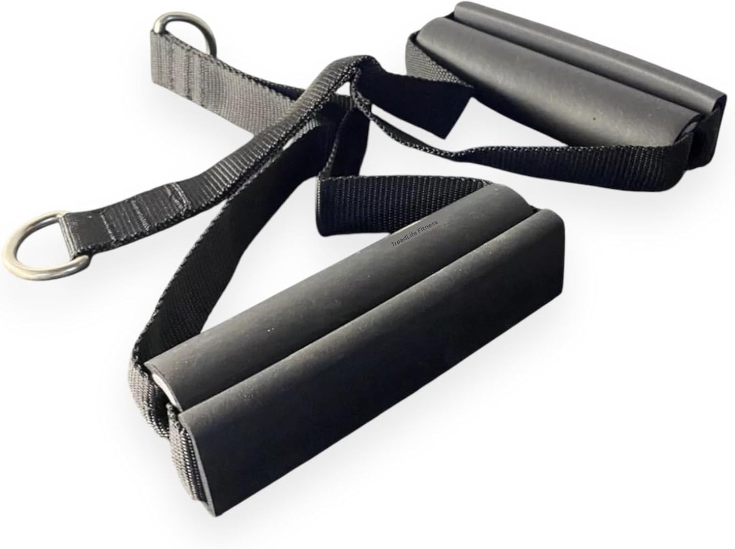 Treadlife Fitness Adjustable 5-Way Grips Compatible with All Bowflex ® Home Gym Systems Equipped with Power Rod | Regular Grip, Non-Grip Cuff, Ankle Cuff, Foot Cuff, Shoulder Cuff | Pair