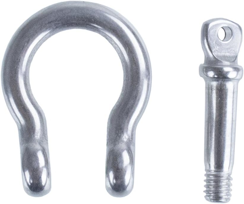 Paracord Planet Stainless Steel and Alloy B-Shackles, D-Shackles, O-Shackles, & U-Shackles for Paracord Survival Bracelets (Pack and Single Sizes)