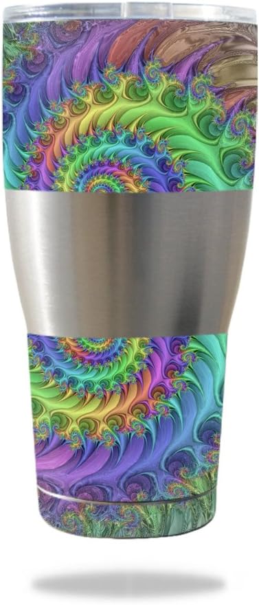 MightySkins Skin Compatible with Ibex 30 oz Tumbler wrap Cover Sticker Skins Tripping