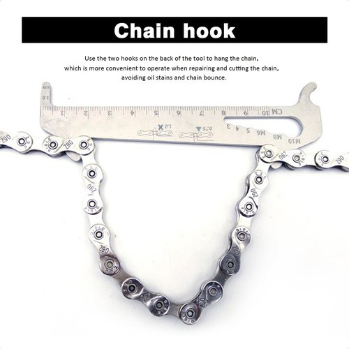 BDR Bicycle Chain Wear Tool for Accurate Maintenance Indicator Chain Checker Tool Measuring Ruler