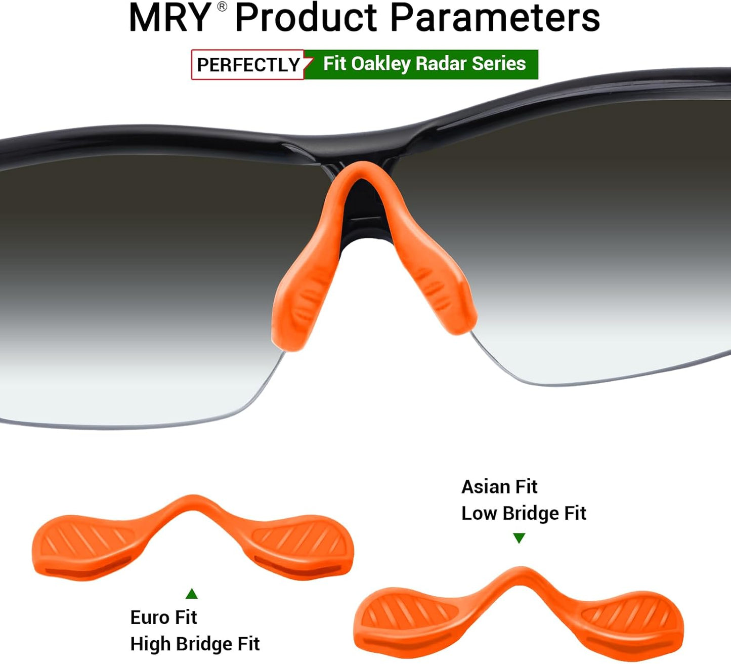 Mryok Replacement Nosepiece Nosepad for Oakley Radar Path EV RadarLock Sunglass