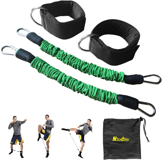 Ankle Resistance Training Speed and Agility Training Tool Ankle Resistance Bands for Football Basketball Taekwondo Yoga Boxing Soccer Kick Boxing Thai Punch Karate Running