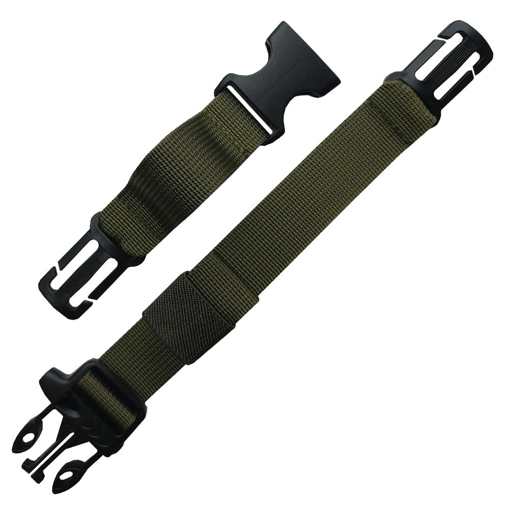 HDHYK Adjustable Backpack Chest Strap Nylon 1 Inch Webbing，Sternum Straps for Backpack(Army Green)