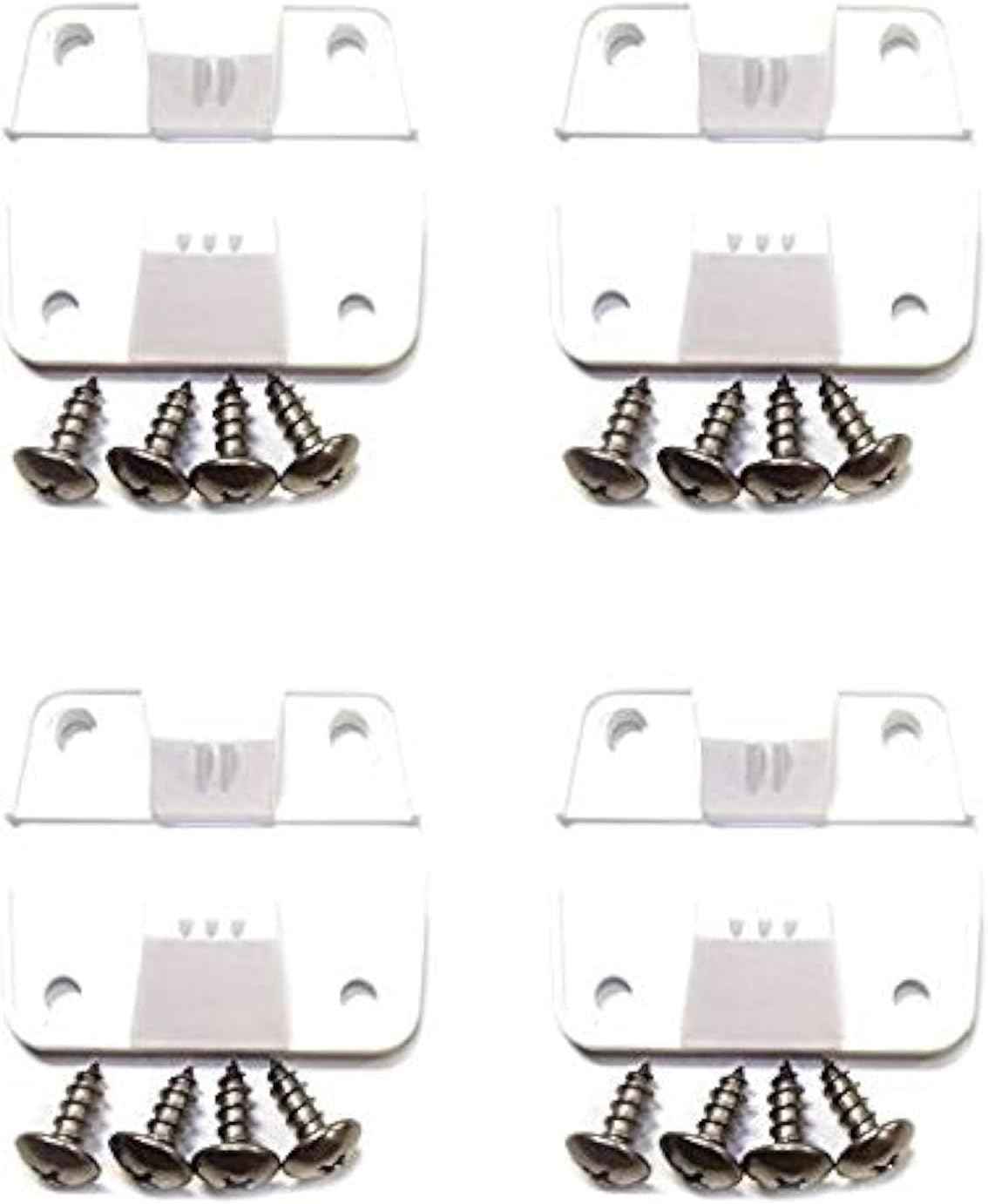 Aftermarket Coleman Cooler Replacement Hinges with Stainless Steel Screws (2 Pack)