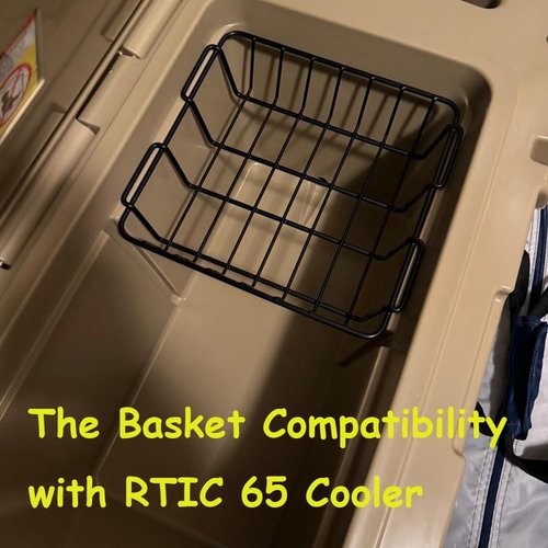 XBwhoz Cooler Basket for RTIC 65 Qt,1PCS,Stainless Steel Storage Insert Dry-Goods Basket Compatible with RTIC 65 Coolers