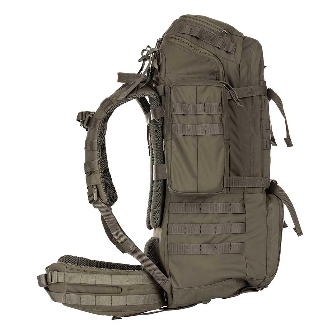 5.11 Tactical Unisex Rush 100 Backpack, 60L Storage Capacity, Convertible, Style 56555ABR, Large/X-Large, Ranger Green (ABR)