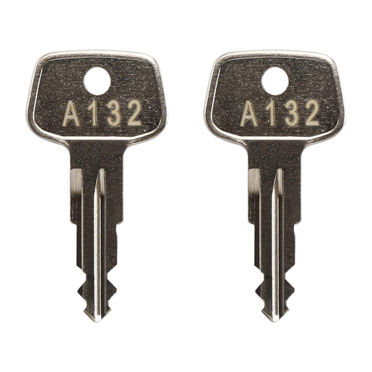 A132 SKS roof Rack Key,Yakima Replacement Key,Replacement Keys for Yakima SKS Ski,Roof Racks,Cargo Box,Carrier Racks and Crossbars with Code Series A132[2 pcs]
