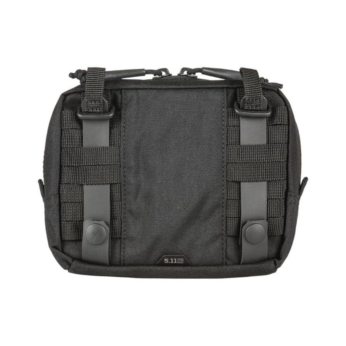 5.11 Tactical Unisex Flex Medium GP Pouch, Lightweight MOLLE Utility Bag, Front Zipper Pocket, Water-Resistant 500D Nylon, Black, Style 56427ABR