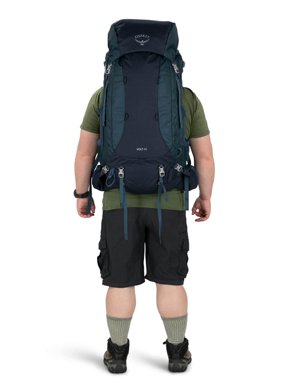 Osprey Volt 65L Men's Backpacking Backpack, Muted Space Blue, Extended Fit