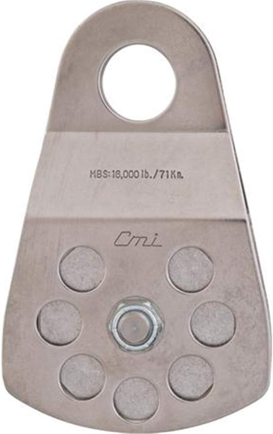 CMI 3" Single Pulley with Aluminum Sheave and Stainless Steel Sideplates - RP105