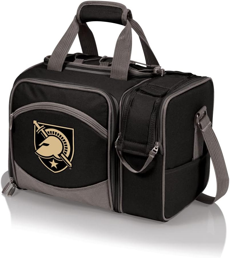NCAA Malibu Cooler Picnic Basket - Insulated Tote with Complete Picnic Set