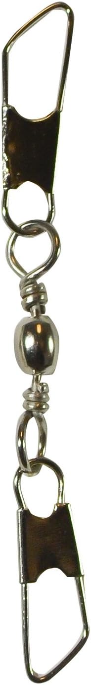 In the Breeze 25 Lb Double Snap Barrel Swivels - Spinning Swivel - 12Piece