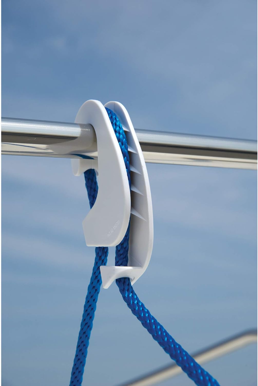 Taylor Made Products 1109 Boat Fender Hanger (Clip Rail Mount, Up to 1.25-Inch Rails) White