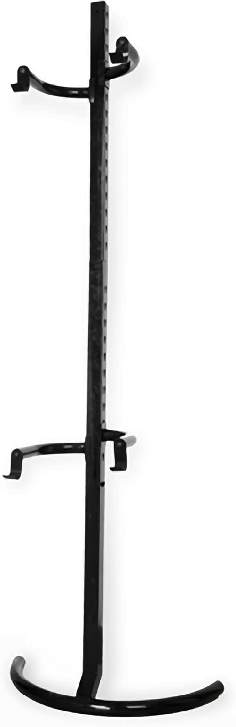 Pro Stand Plus Bike Rack - Heavy-Duty Telescoping Bicycle Stand with Tool Tray, Rotating Clamps, and Adjustable Handlebar Rod by RAD Cycle (Black)