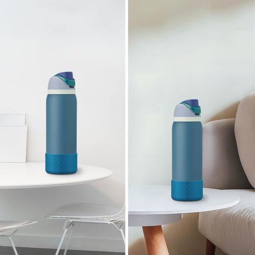 YOUCOX Silicone Boot for Owala Water Bottle 40 oz, Anti-Slip Protective Sleeve for FreeSip/Twist/Flip Stainless Steel Water Bottles, Bottom Cover for Owala Accessories, BPA Free, Dishwasher Safe