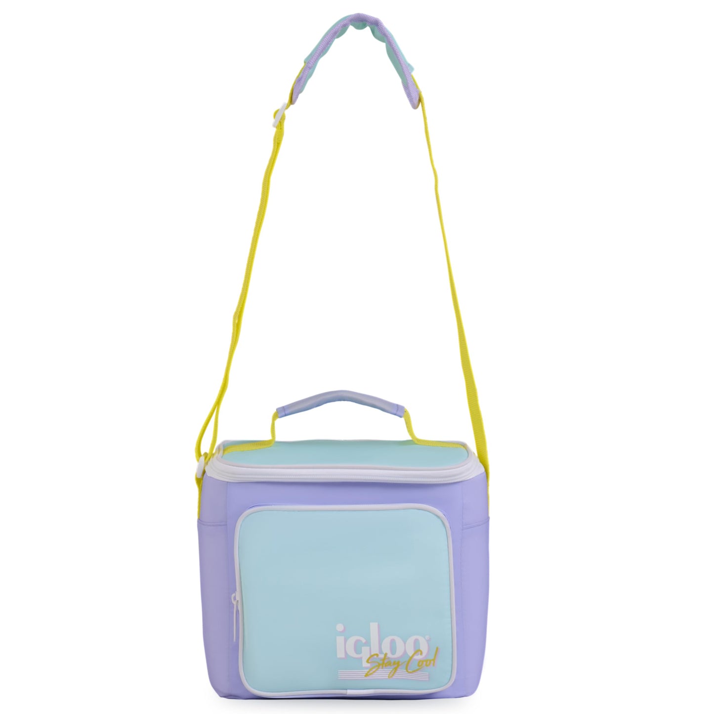 Igloo Lilac Breeze RETRO SQUARE LUNCH BAG