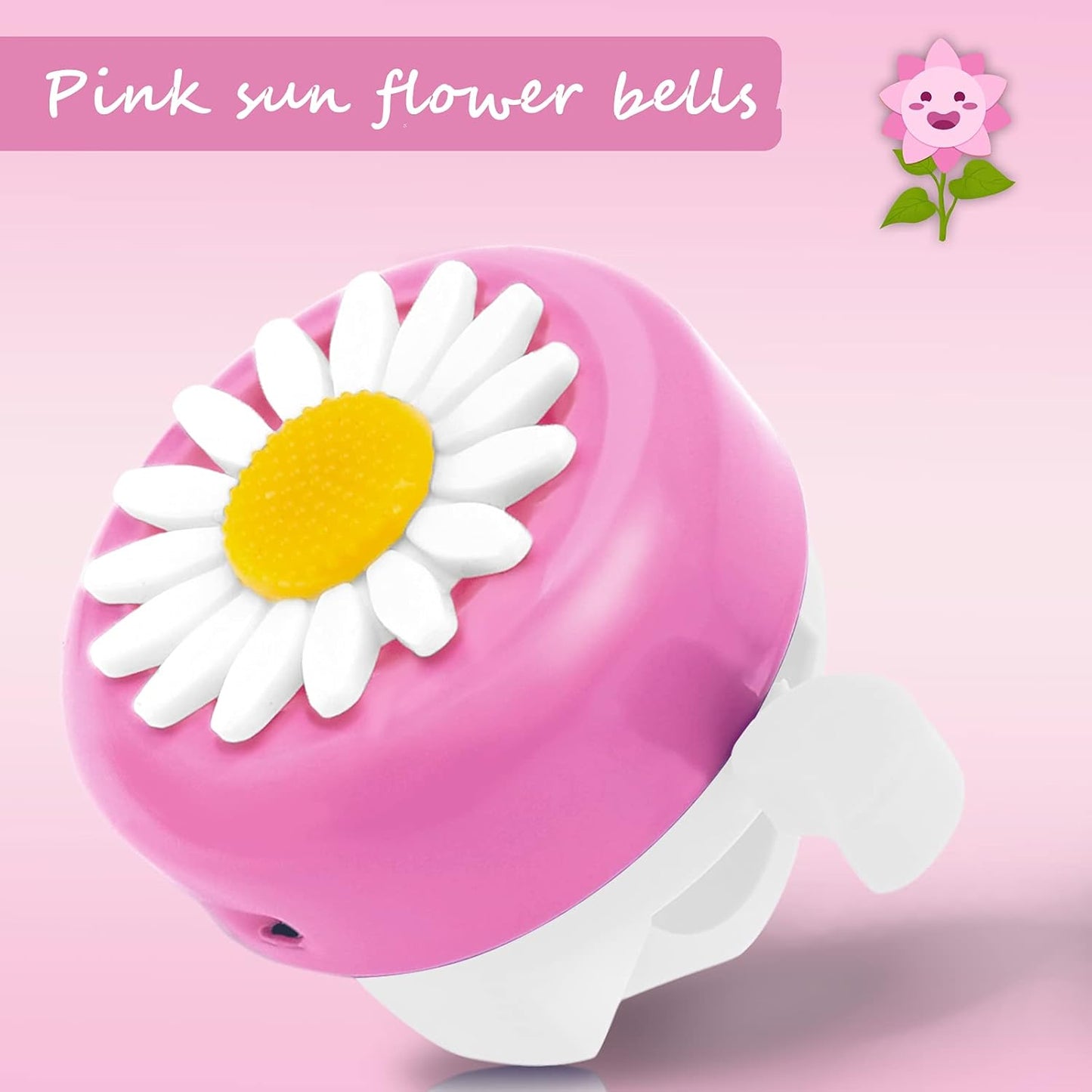 Kids Bike Bell & Streamers Set | 1 Bell & 2 Colorful Streamers | Pink, Red, Blue
