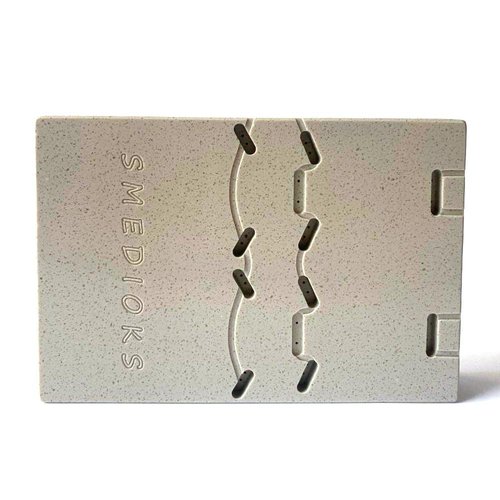 Smedioks Premium Soft Plastiс Mold Lure Making Injection Molds Fishing Lures 2 Cavity Googan Bandito Bug 4''