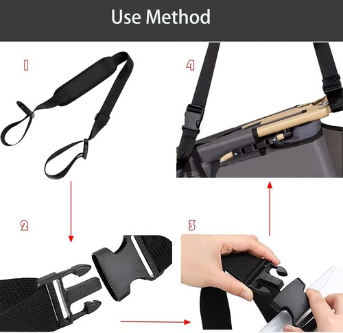 Sewzig Carry Strap for Beach Chair Folding Chair, Adjustable Replacement Folding Chair Shoulder Strap for Beaches Camping Fishing Backpacking Picnics