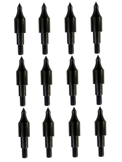 Ontsho 100 Grain Arrow Tips Field Points Archery Target Practice for 5/16 Inch Arrows Hunting Field Tips, 12pcs