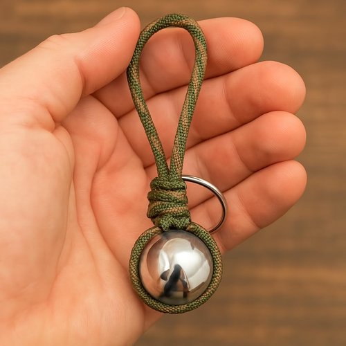 BC Precision 1” Inch Steel Ball Bearings – (50 Pack) Monkey Fist Cores for Tactical Paracord Projects, Self-Defense, EDC, and DIY Crafting
