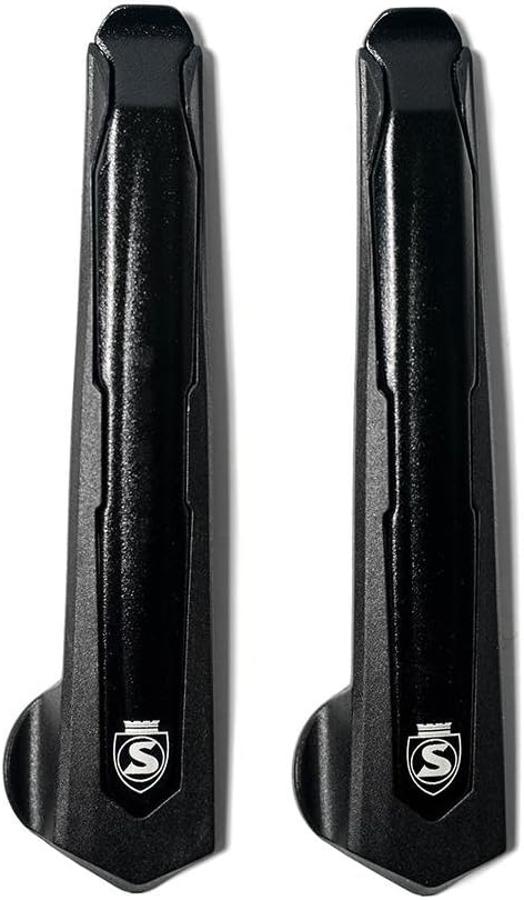 SILCA Tire Levers Premio | Set of Two | Forged Aluminum Minimalist Lever with co-Molded Non Marking Nylon Rim Protection | Bicycle Tire Levers