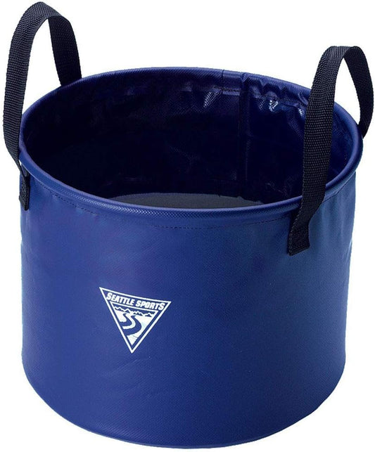 Seattle Sports Outfitter Class Collapsible Square Pack Sink Dish Wash Basin for Camping, Blue