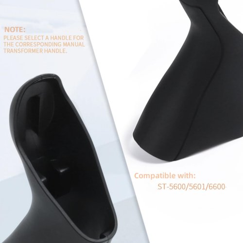 SUKOUSRAM Bike Brake Levers Hoods Compatible with Ultegra 105 ST-5600/ST-6600/ST-5601,Pair of Black