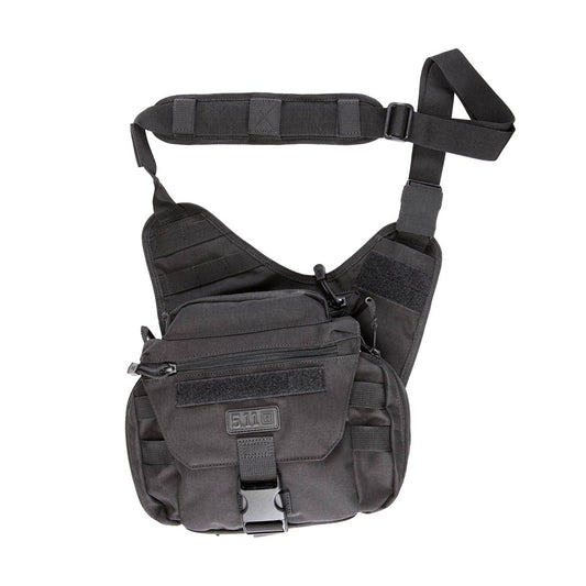5.11 Tactical Push Pack Sling Bag – 6L Crossbody Shoulder Bag for Men, Black, Style 56037-ABR
