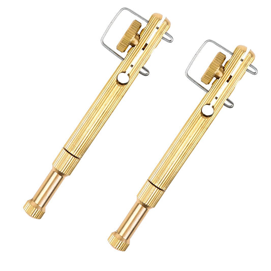 Fishing Line Hook Knot Tying Tool, Copper Practical Knot Line Tying Knotting Tool Portable Fast Fishing Tie Hook (2pcs)
