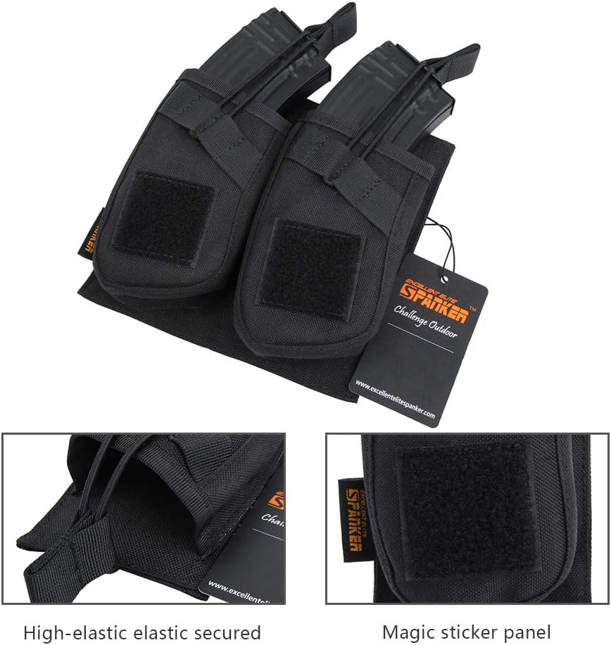 EXCELLENT ELITE SPANKER Single/Double/Triple Open Top Molle Mag Pouch AK Magazine Pouch for AK47 AK74 AR-15 Pmags Magazine