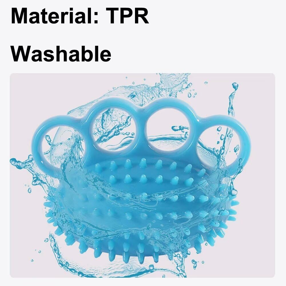 Hand Grip Strengthener Finger Exercisers Trainer Squeeze Stress Ball for Relieve Wrist Pain, Carpal Tunnel, Hand Physical Therapy, Stress Relief, Elderly Stroke Recovery, Arthritis, Anxiety