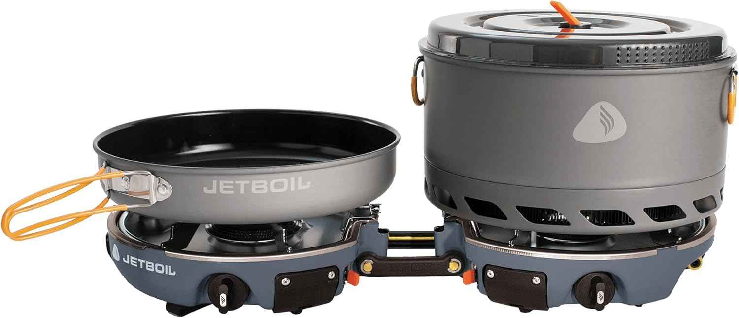 Jetboil Genesis Basecamp Camping Stove & Cookware System for Backpacking