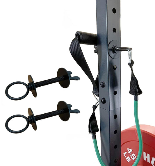 SIMPLYHARDWARE PowerRing | O-Ring Attachment for Power Rack | 2 in 1 Package | Resistance Band Attachment (2)