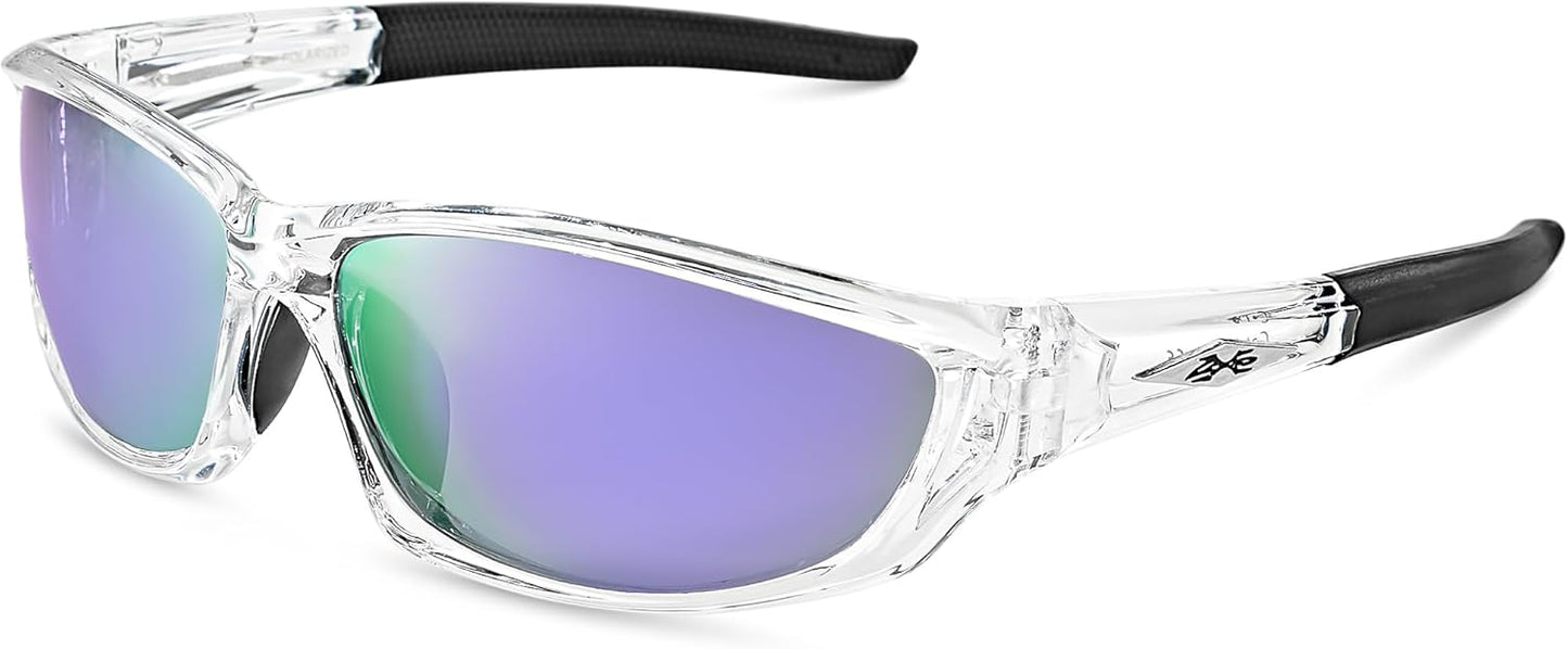 Polarized Sports Sunglasses for Men - UV400 Baseball, Running, Cycling & Golf