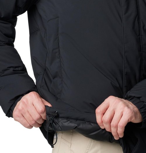 Columbia Men's Aldercrest II Down Hooded Jacket, Black, XX-Large