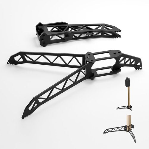 BONIKLUBA Steel Target Stand Base, Dueling Tree Target Stands for Shooting Range, 2x4 Targets Stand Suitable for 2x4 Wooden-Post, Easy to Carry and Assemble