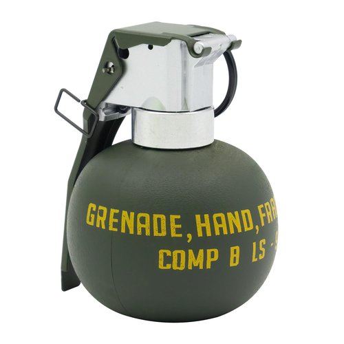 Dummy Grenade Toy Model Plastic Grenades CS Airsoft Tactical Gear Accessories for Army Fans Cosplay Movie Props Outdoor (M67)