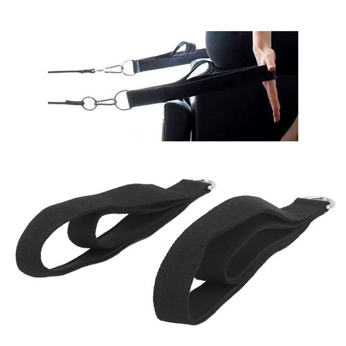 Modern Pilates Straps - D Ring Double Loop Straps for Home Gym Workouts, Cotton, Adjustable Length, Anti-Slip, Compatible with Most Pilates Beds and Equipment