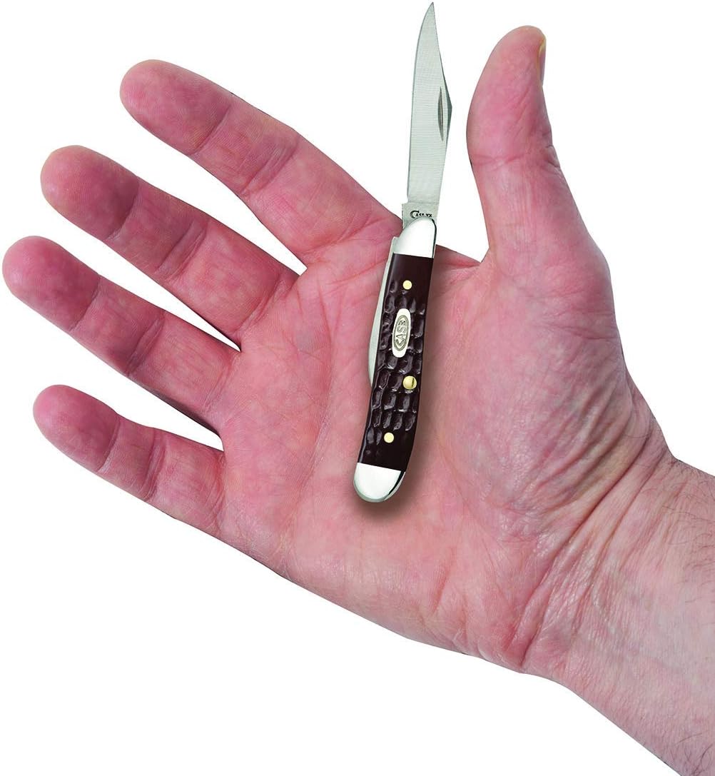 Case WR XX Pocket Knife Orange Synthetic Peanut Item #80504 - (4220 SS) - Length Closed: 2 7/8 Inches